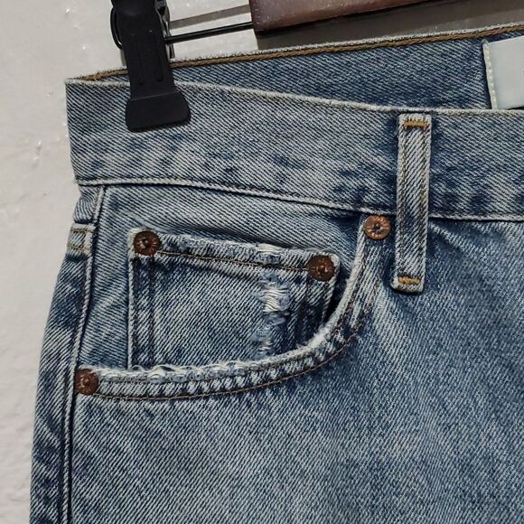 Agolde Riley Jeans in Light Wash Size 26 or 2 - Picture 8 of 16